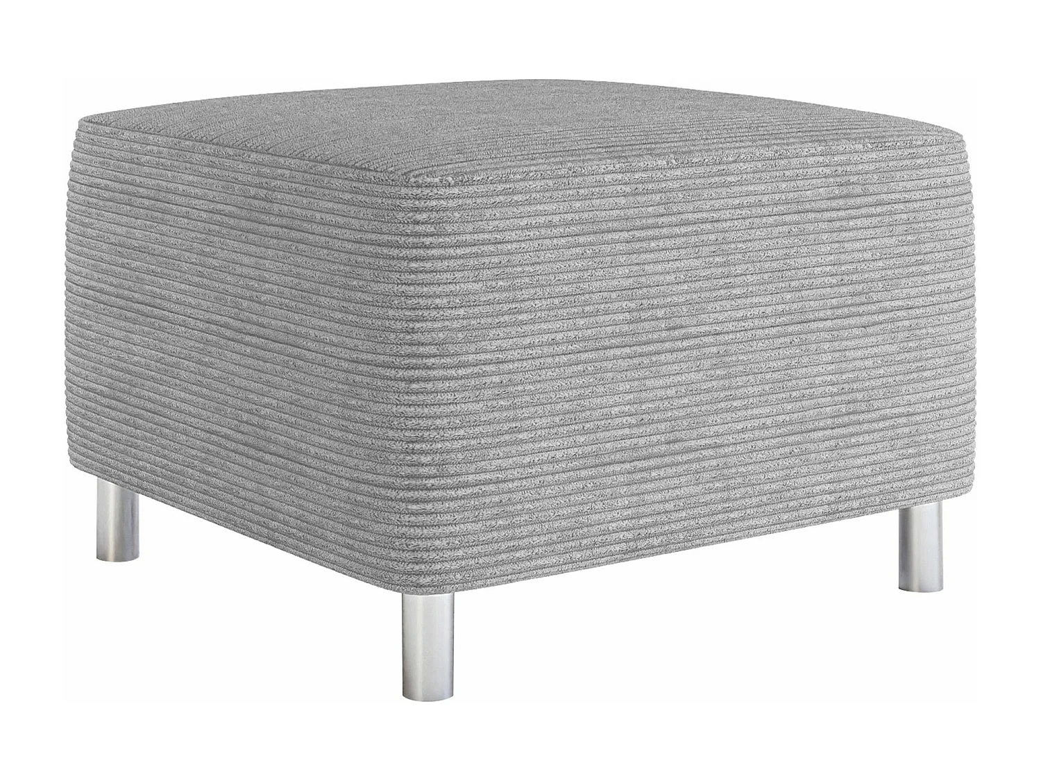 Puf Comfivo 126, Gris, 42x56x65cm, Tapiz, Patas: Plástico
