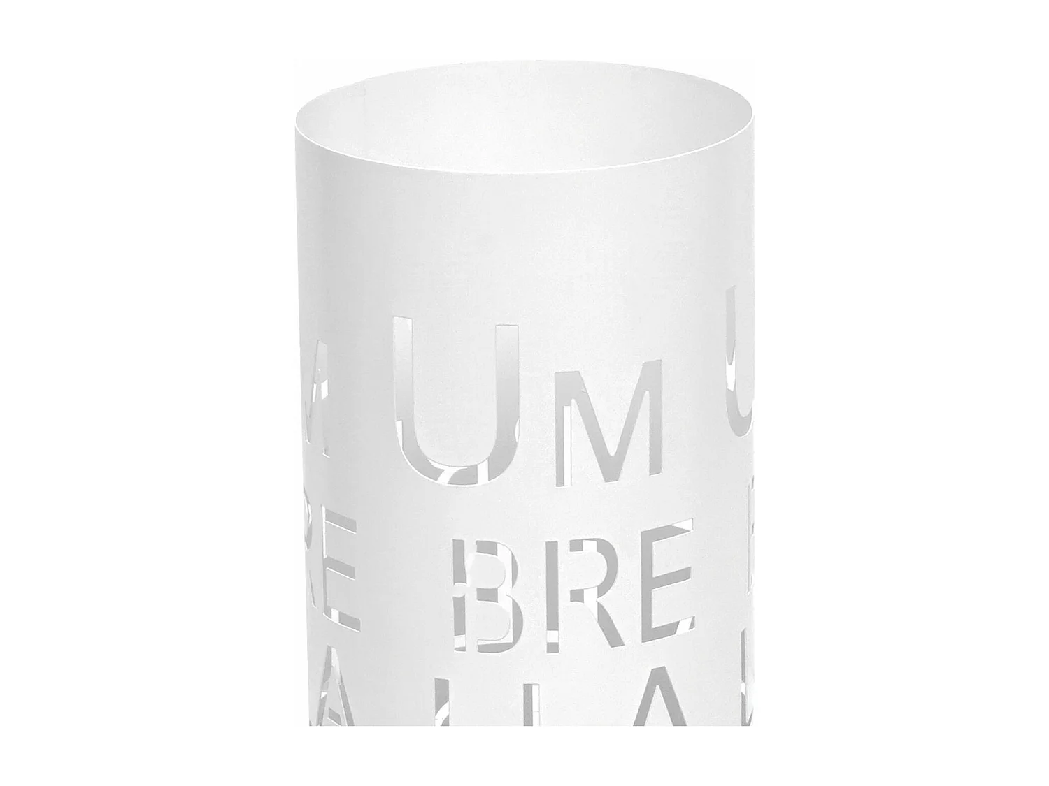 Porte-parapluies MCW-C78 Ecriture blanche,  écriture, blanc