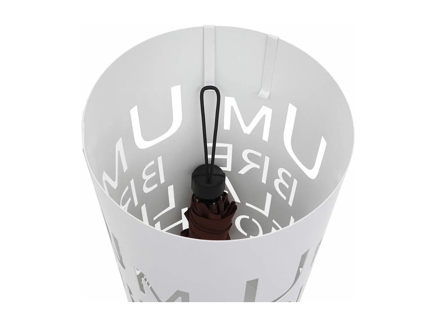 Porte-parapluies MCW-C78 Ecriture blanche,  écriture, blanc