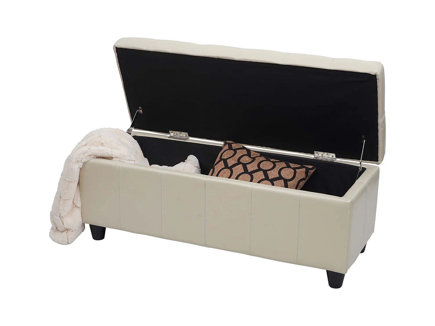 Coffre de rangement Kriens,  crème