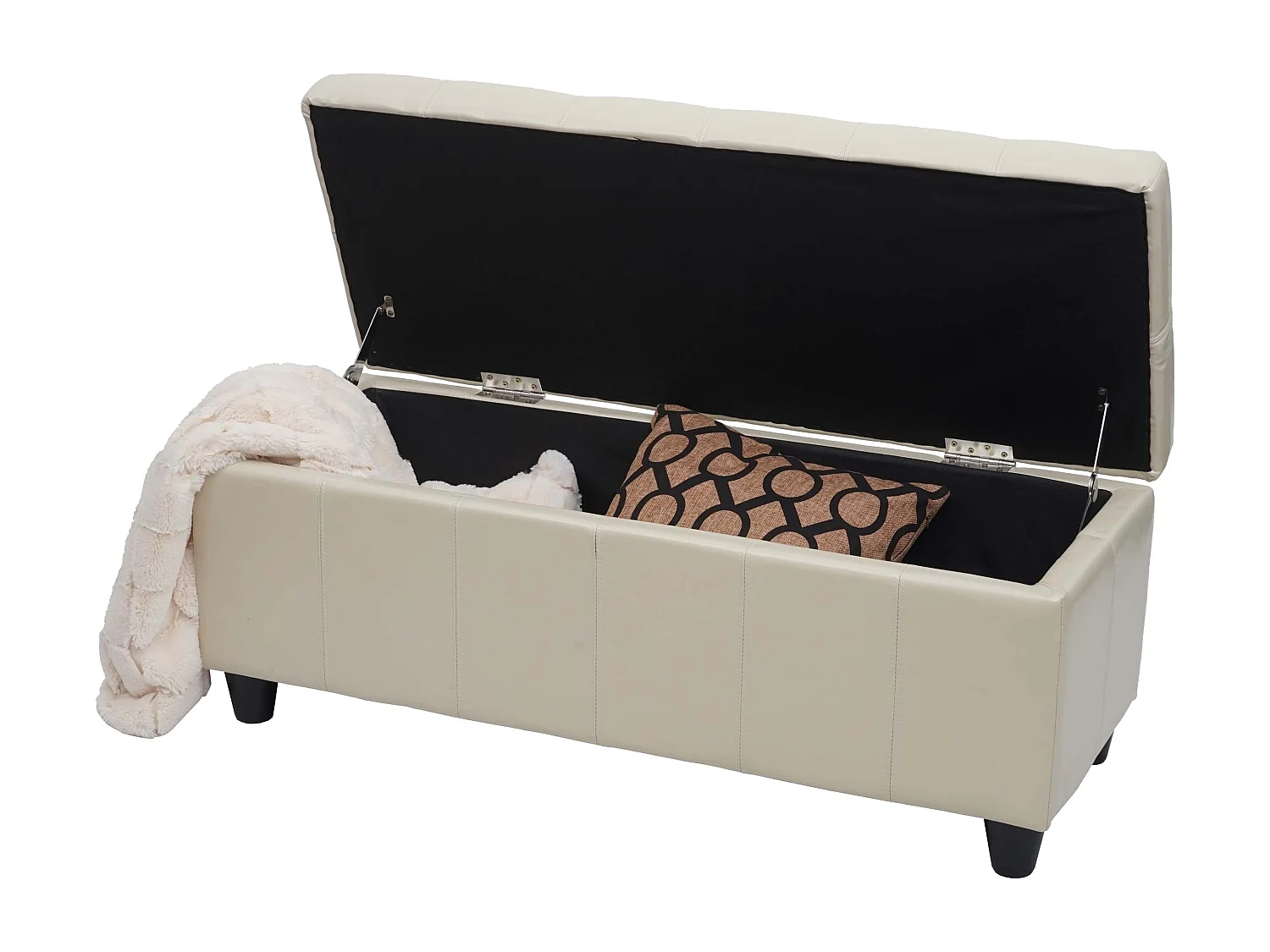 Coffre de rangement Kriens,  crème