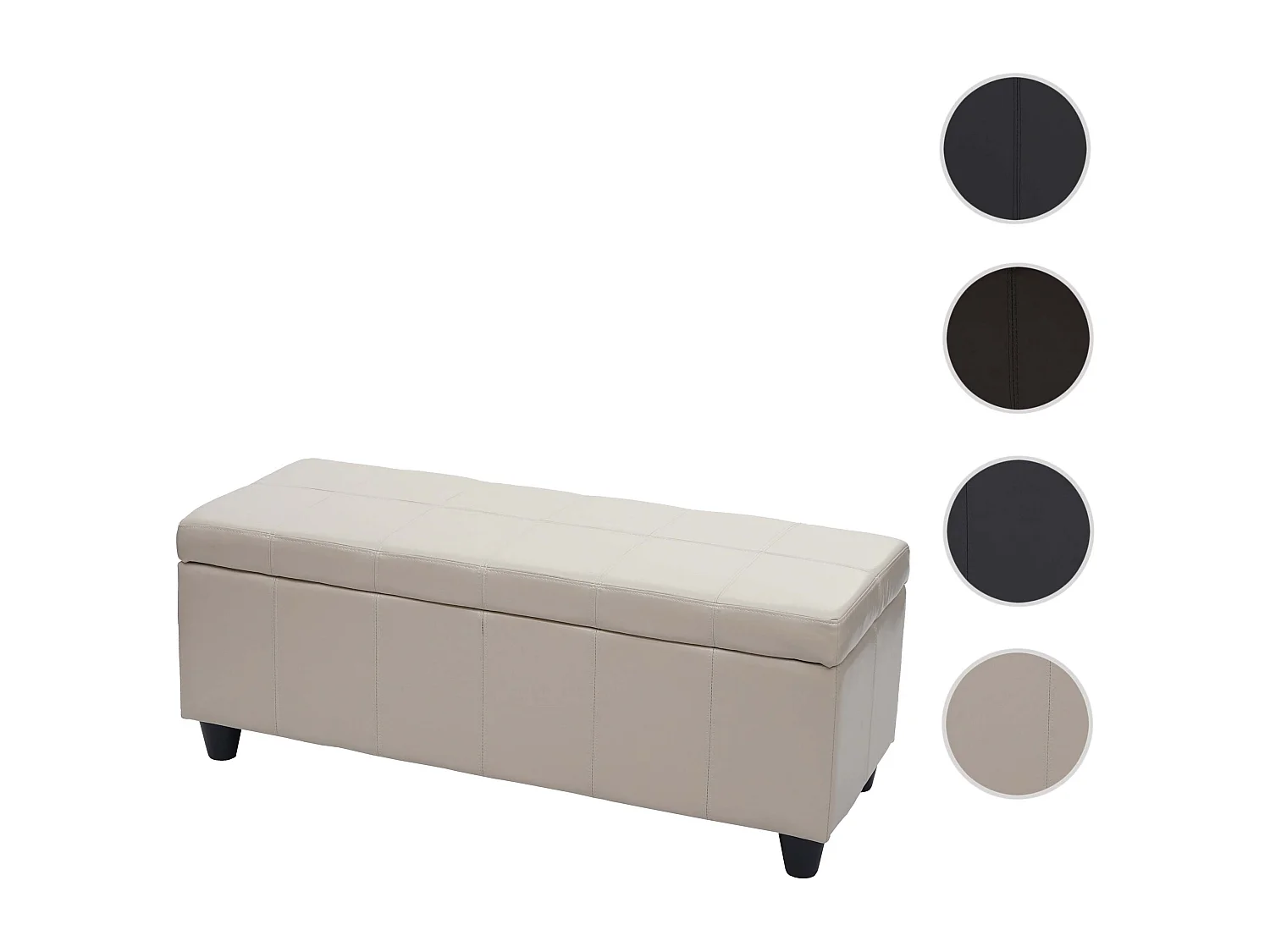 Coffre de rangement Kriens,  crème