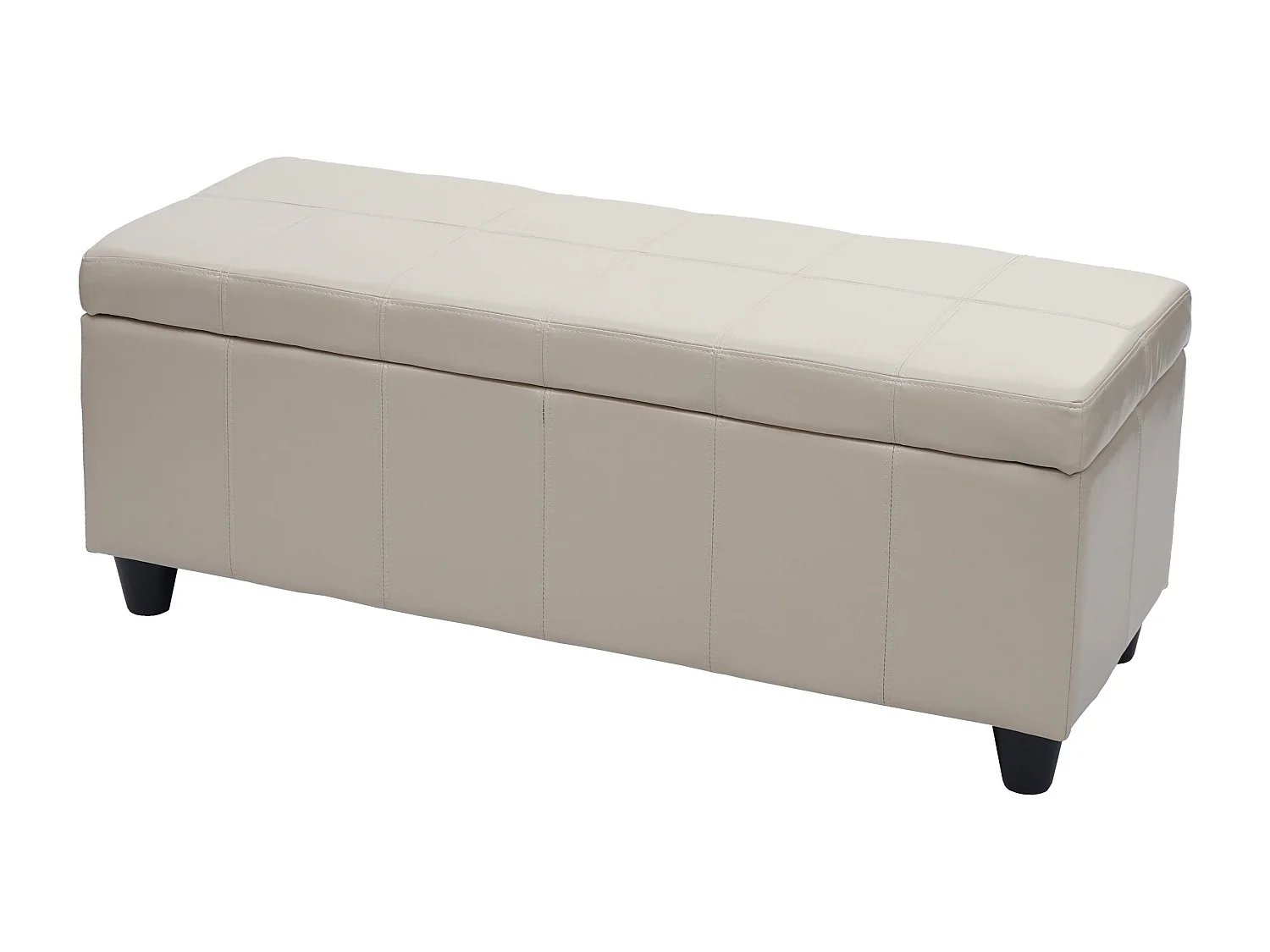 Aufbewahrungs-Truhe Kriens, Creme