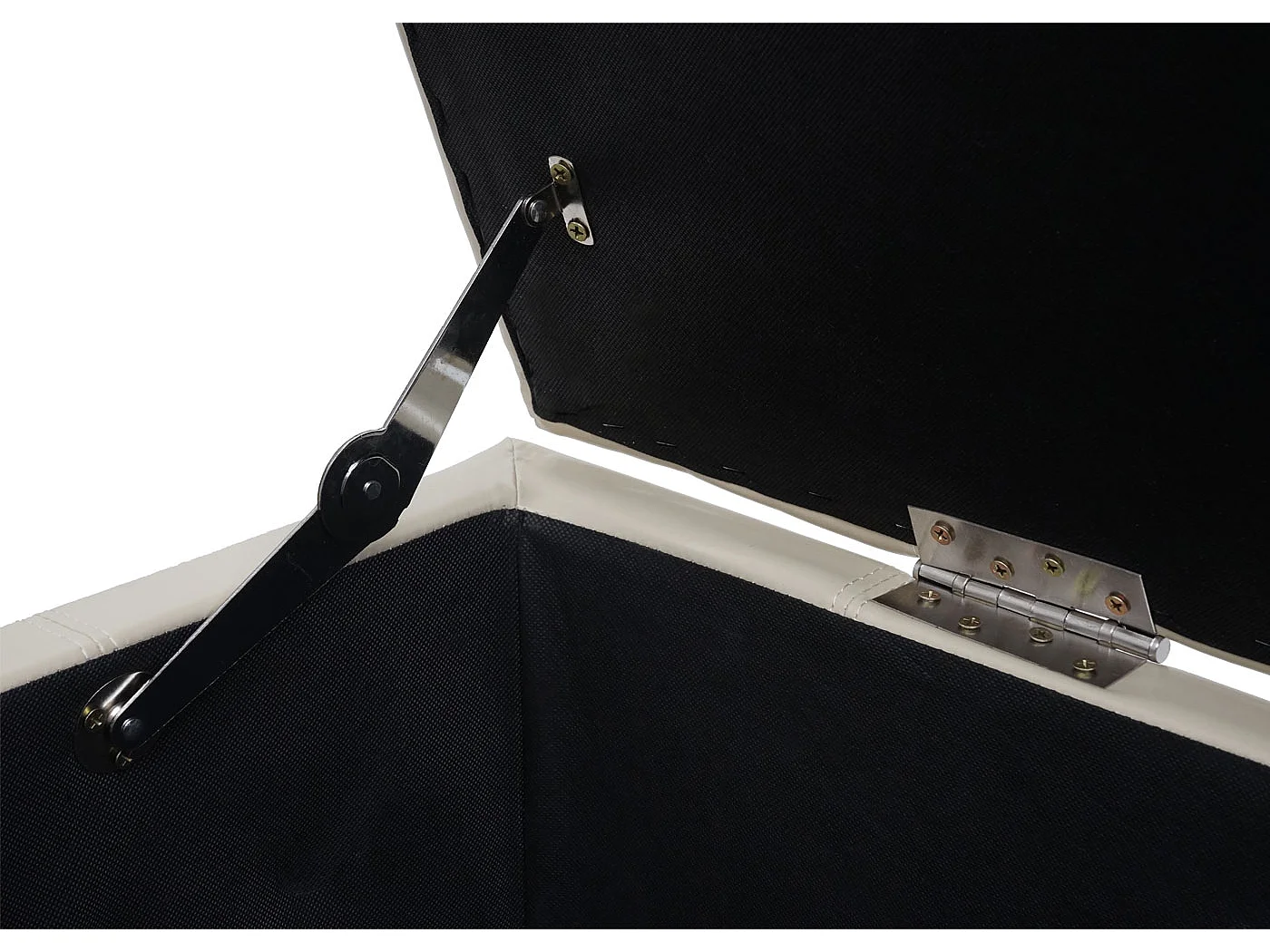 Cofre de almacenamiento Kriens,  crema