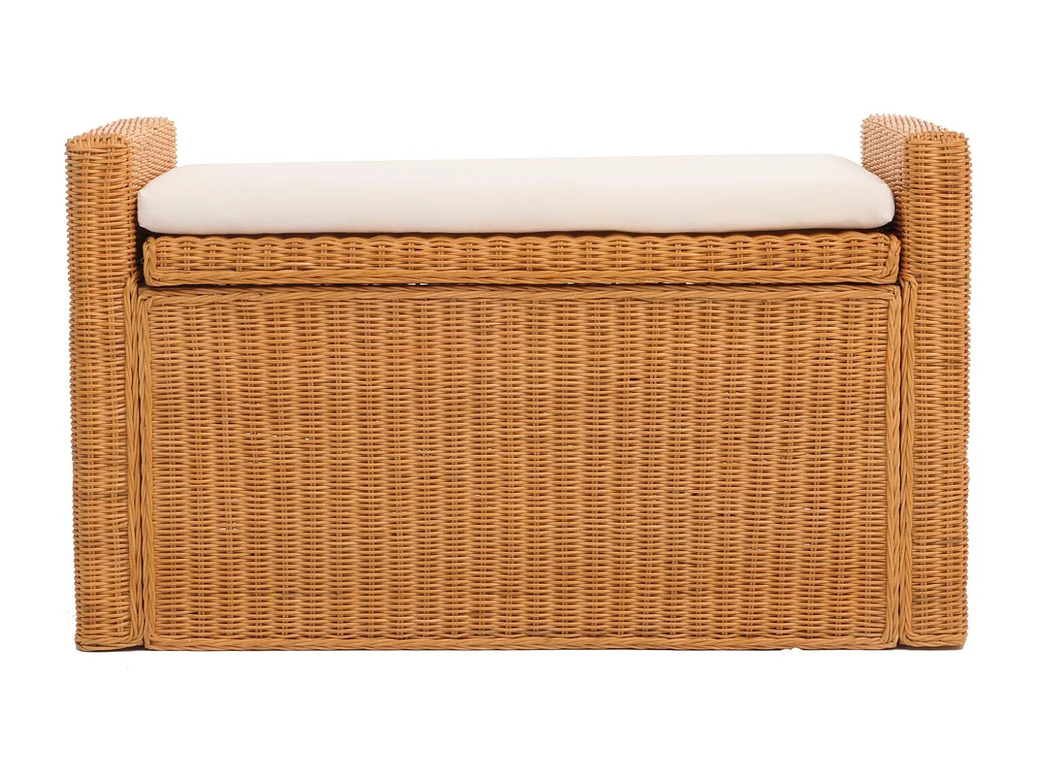 Aufbewahrungstruhe Genua Rattan, Honigfarben