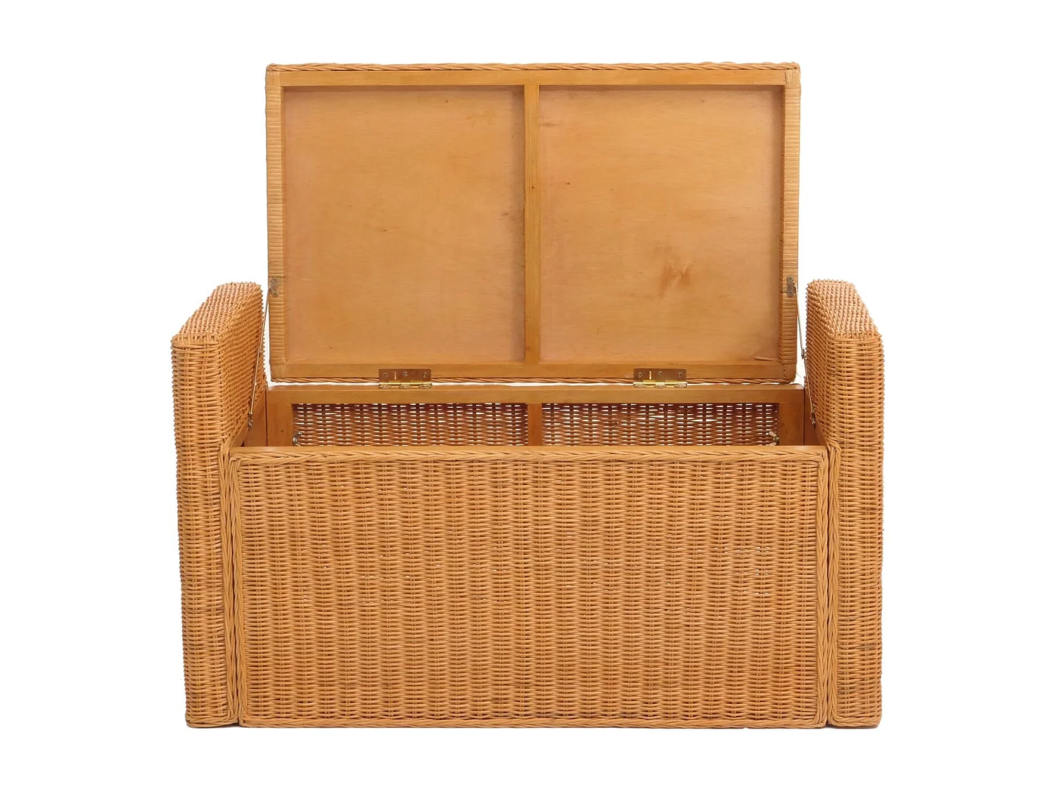 Skrzynia do przechowywania Genua Rattan,  kolor miodowy