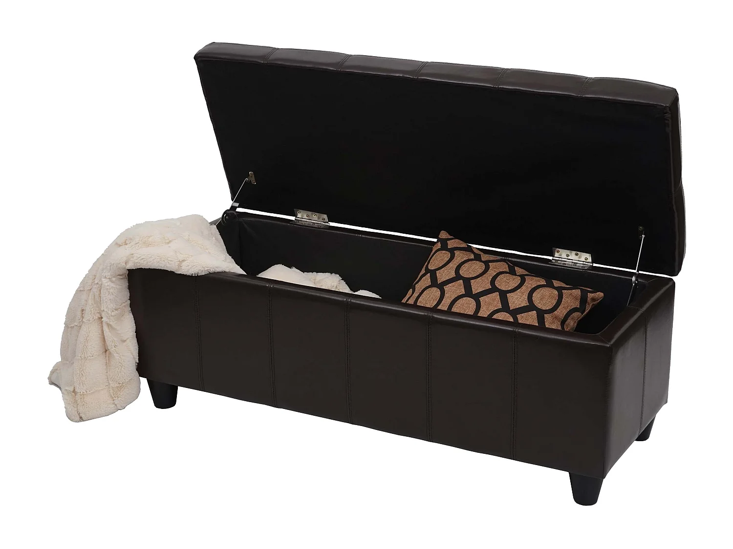 Coffre de rangement Kriens,  marron