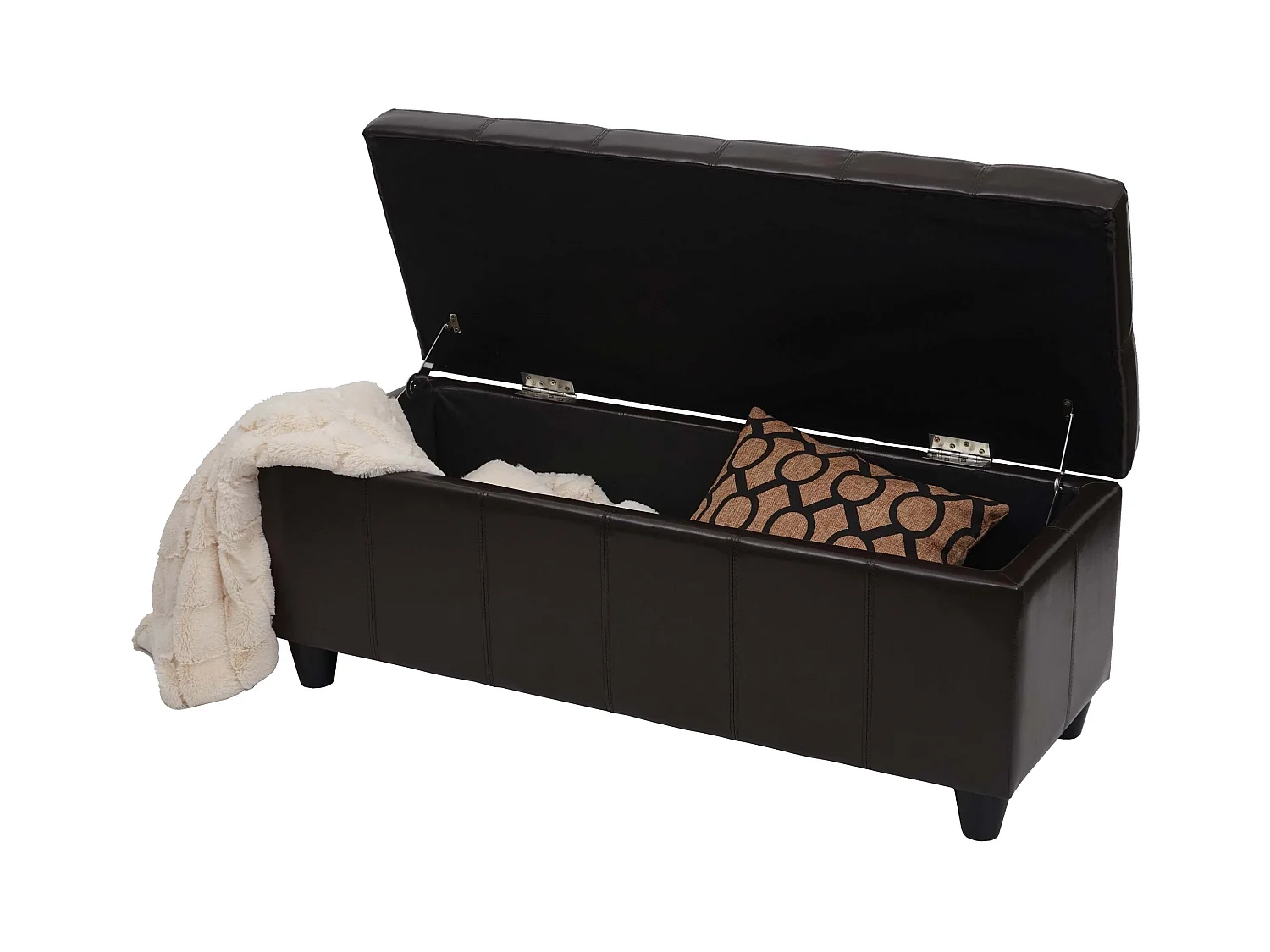 Coffre de rangement Kriens,  marron