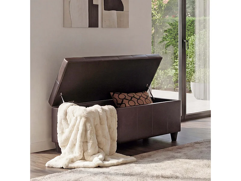 Aufbewahrungs-Truhe Kriens, Braun