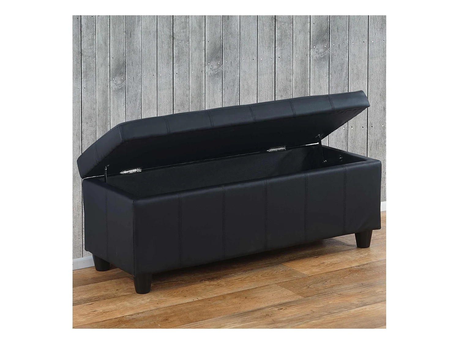 Coffre de rangement Kriens,  noir mat