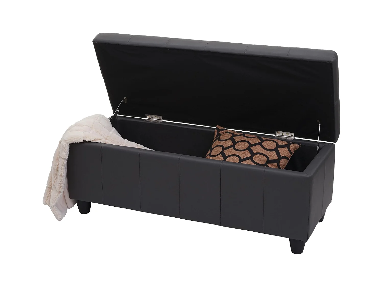 Coffre de rangement Kriens,  gris mat
