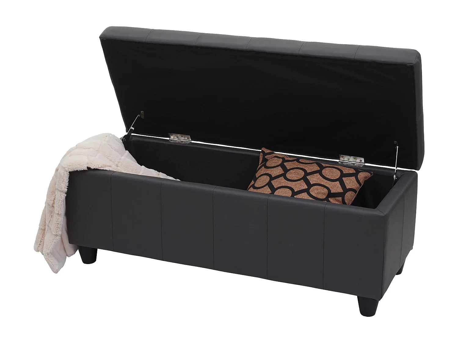 Coffre de rangement Kriens,  gris mat