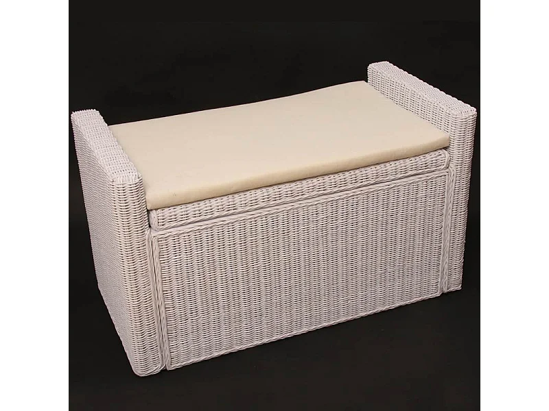 Opbergkist Genua Rotan,  wit