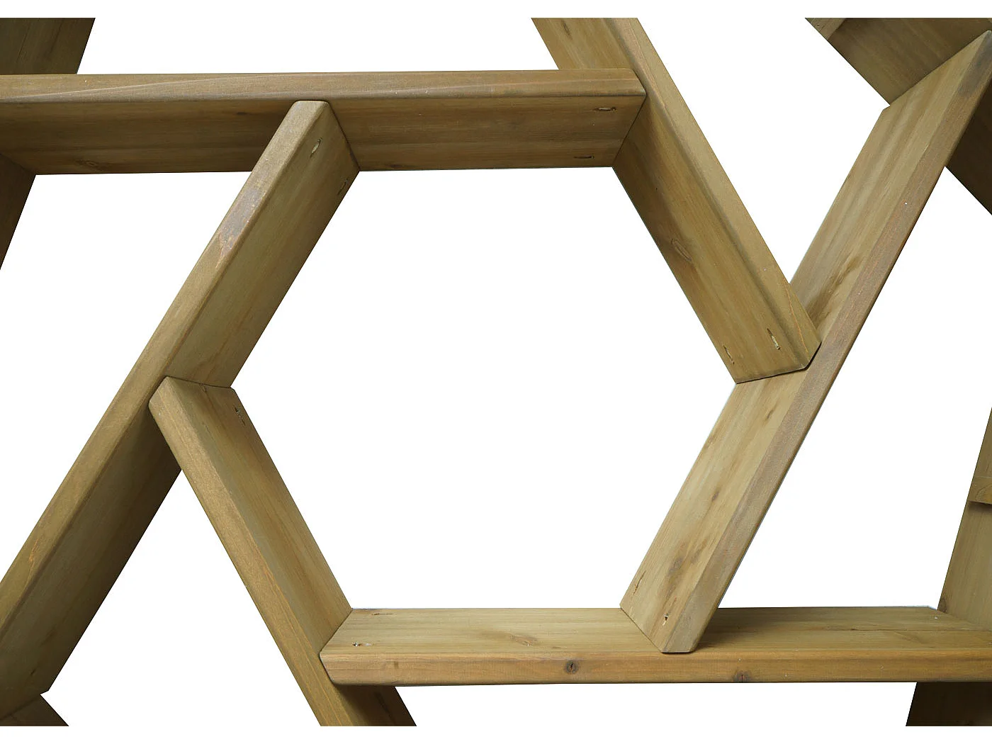 Pflanzkasten MCW-L70, Blumentopf Blumenbeet 7 Fächer, eckig 100x87cm Outdoor Tanne Holz MVG-zertifiziert, braun