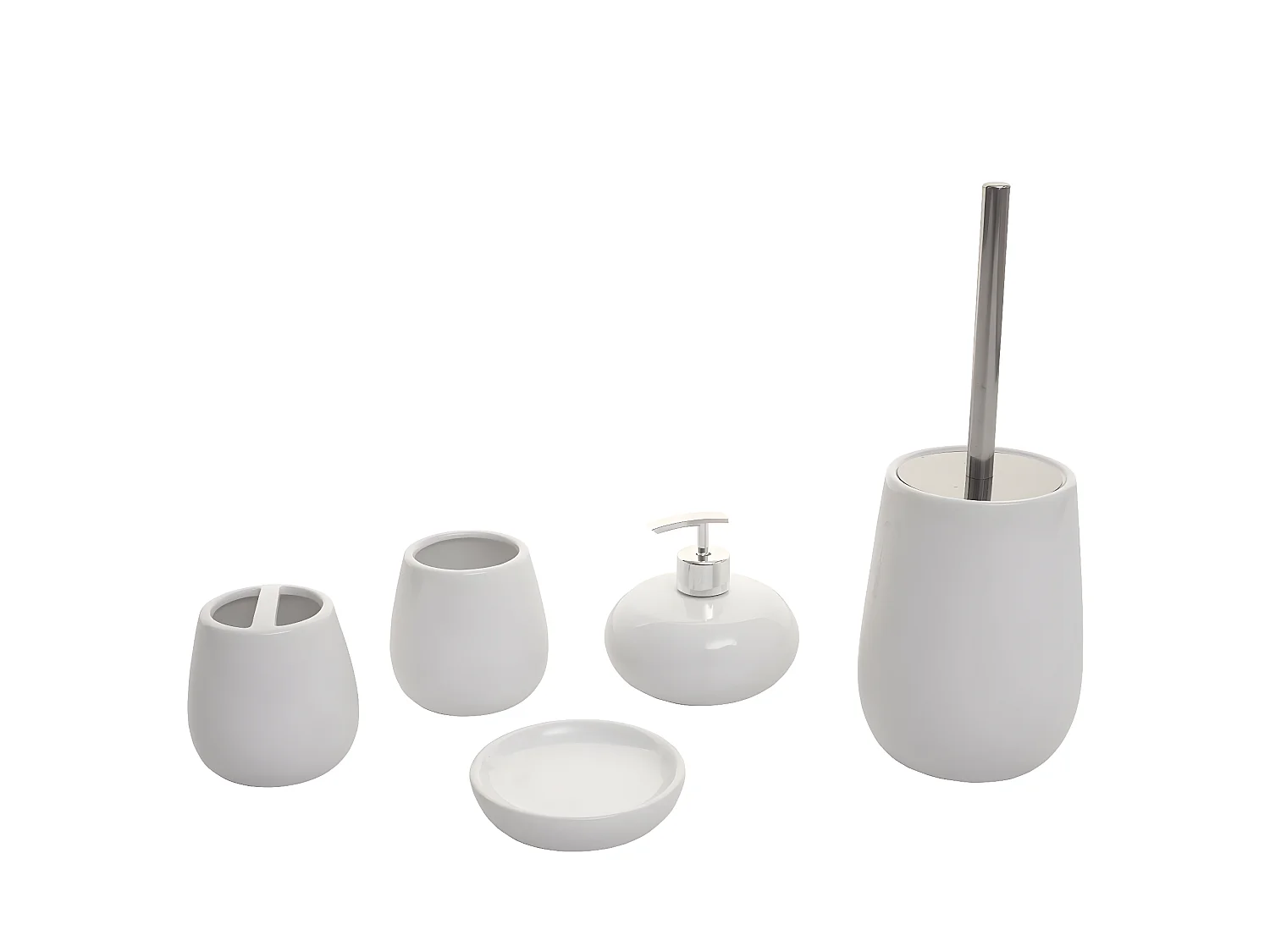 Set de bain MCW-C72 (5 pièces),  blanc