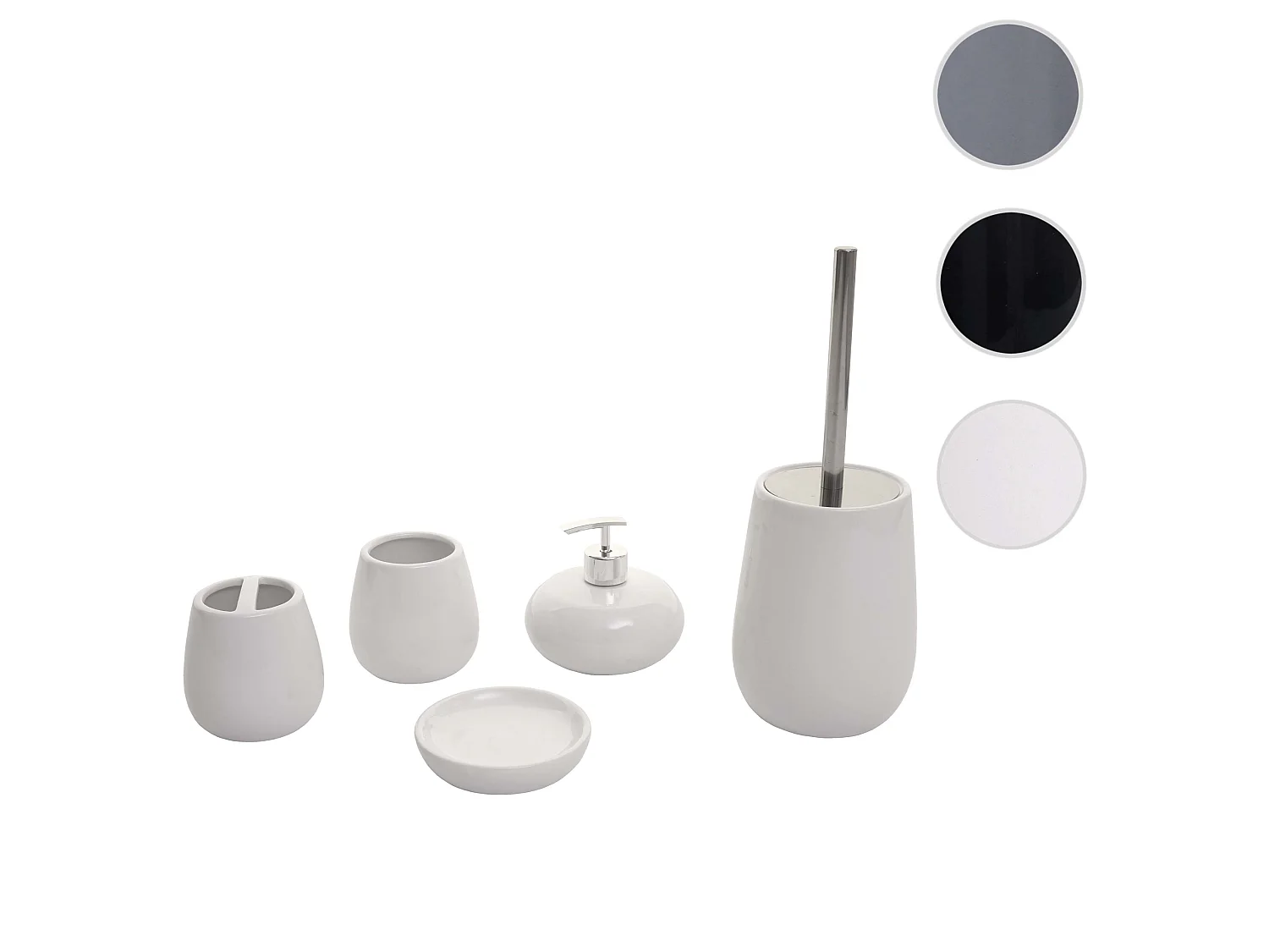 Set de bain MCW-C72 (5 pièces),  blanc