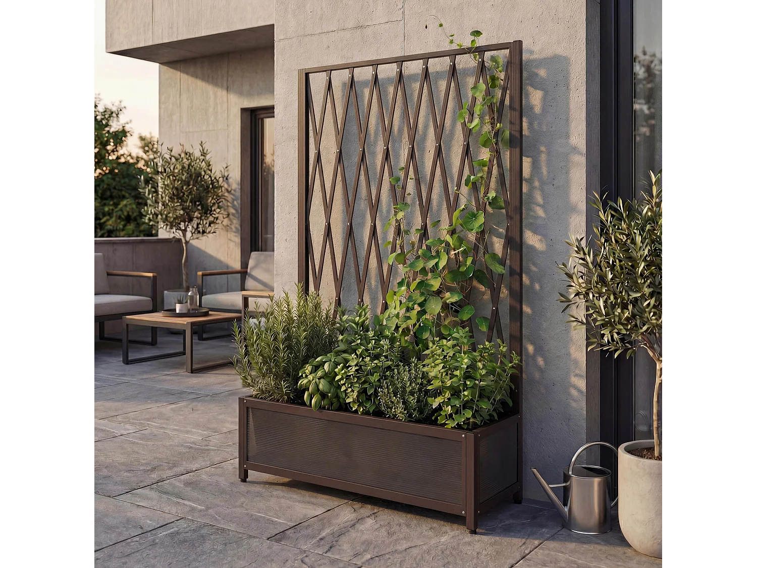 Rankgitter MCW-G21, Braun