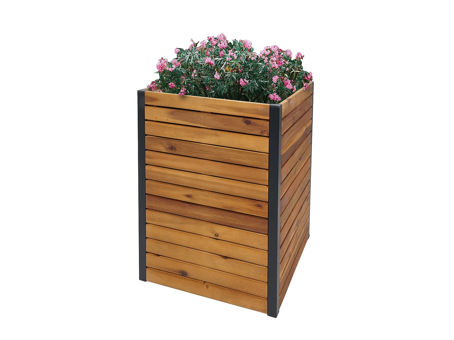 Jardinière MCW-L23,  60x42x42cm brun