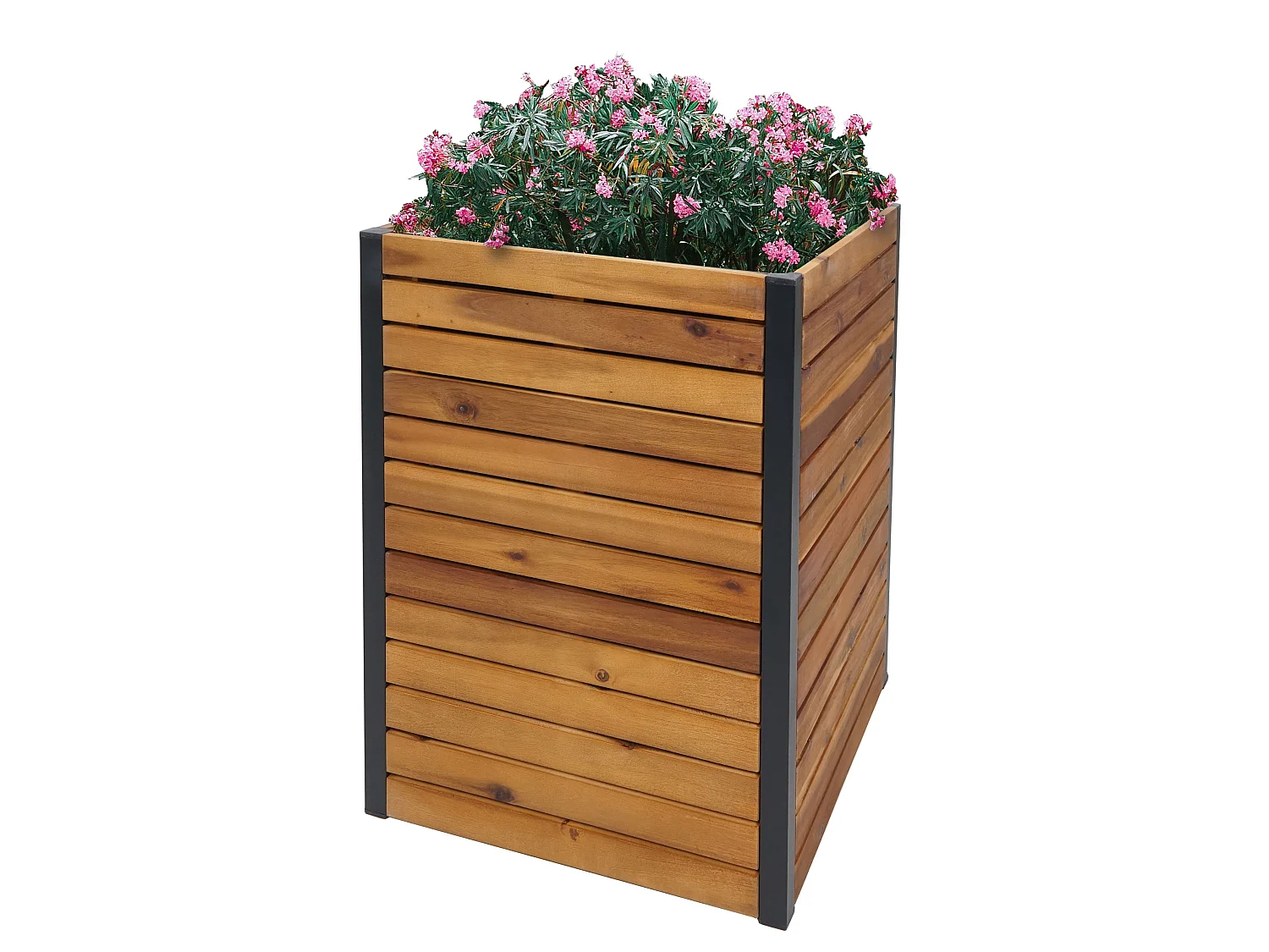 Jardinière MCW-L23,  60x42x42cm brun