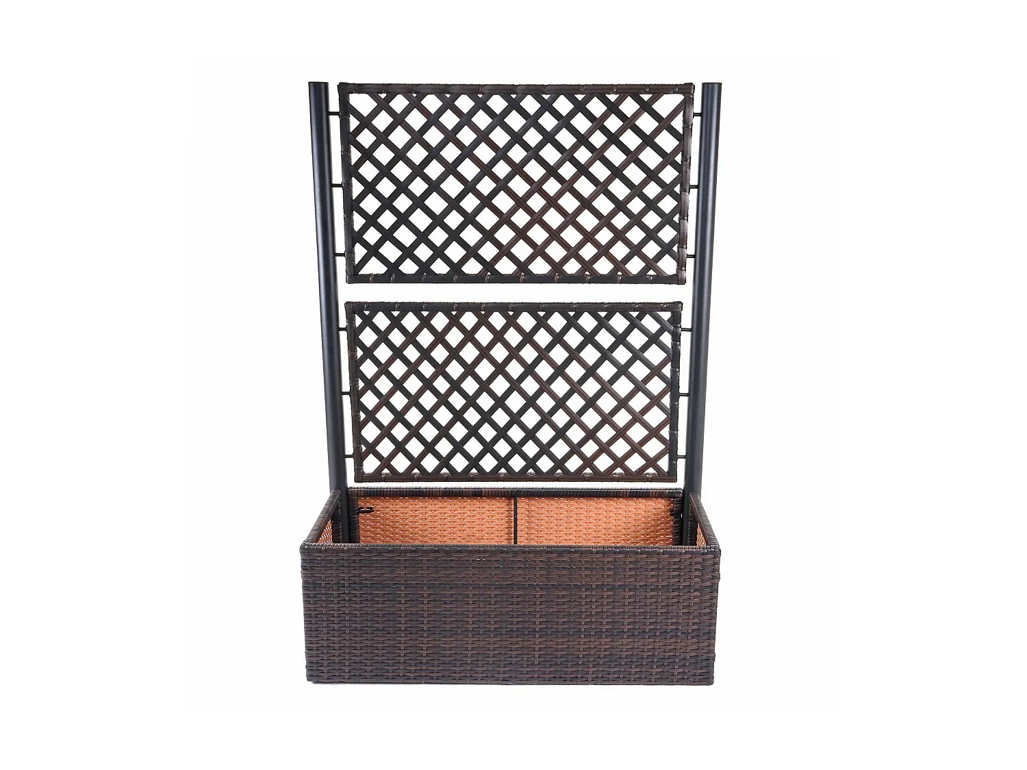 Treillis en poly rotin MCW-D76,  marron