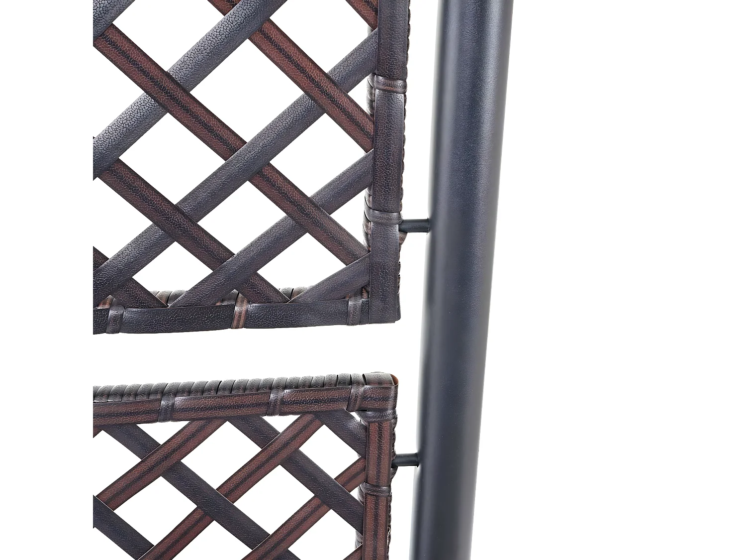 Treillis en poly rotin MCW-D76,  marron