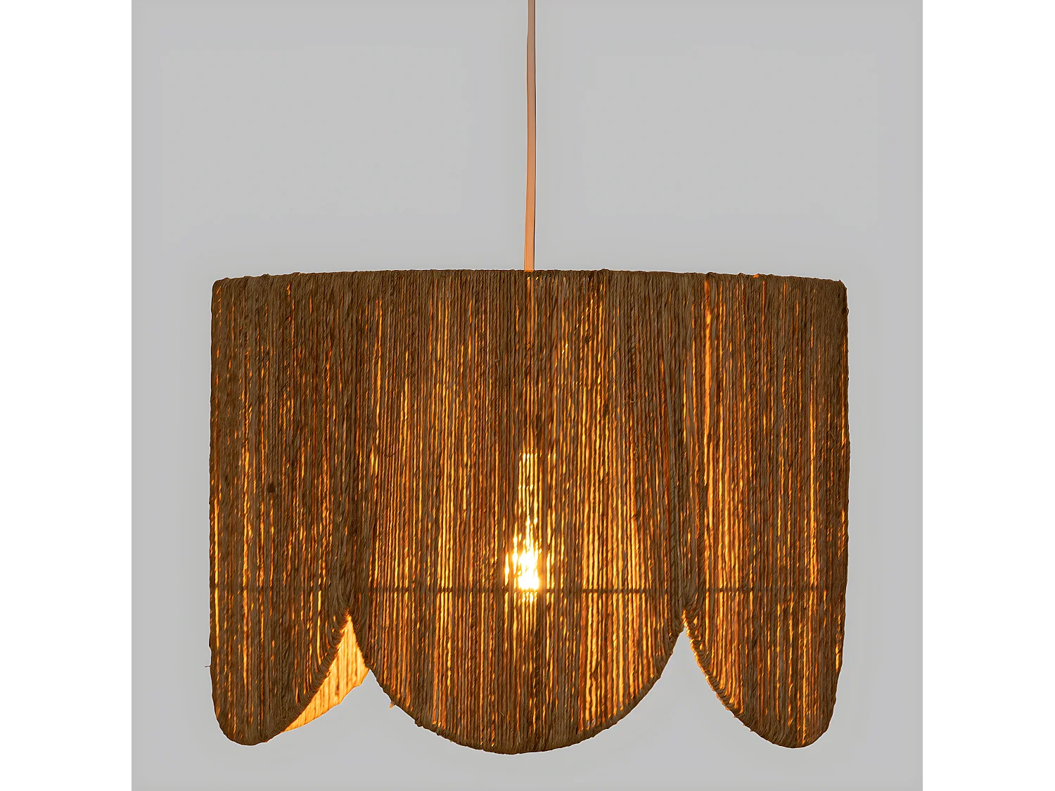Luminaire Suspension en Jute D 38 cm