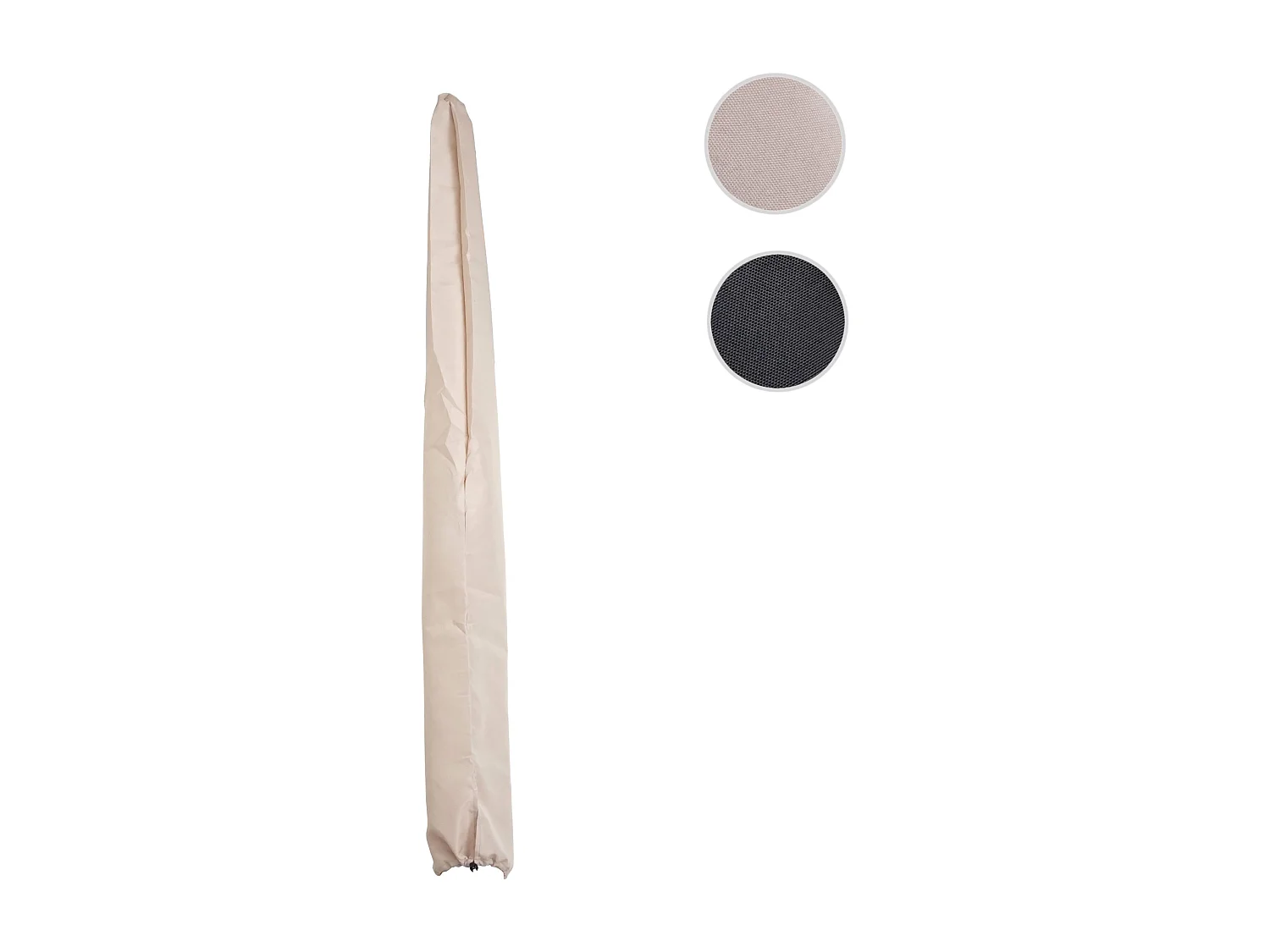 Housse de protection pour parasol Lisbonne,  crème