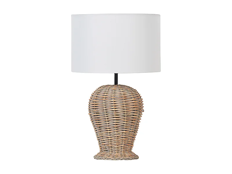 Lampe à poser FURELOS Rotin Naturel