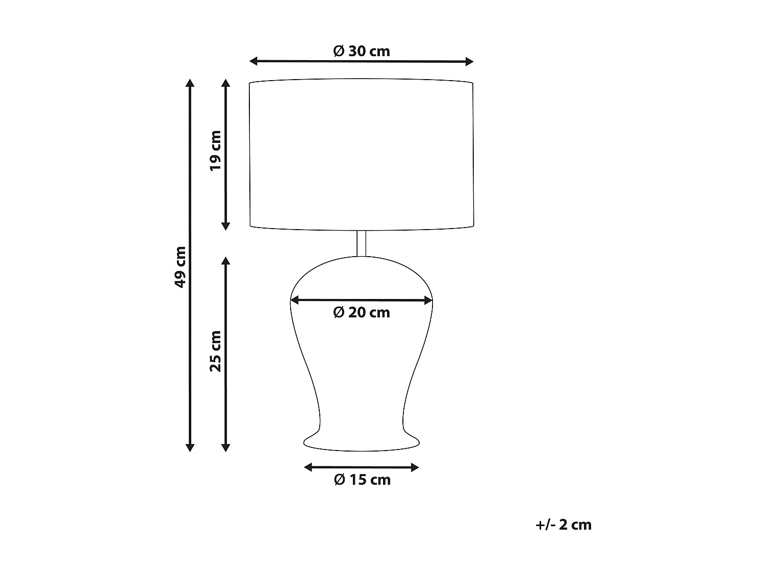 Lampe à poser FURELOS Rotin Naturel