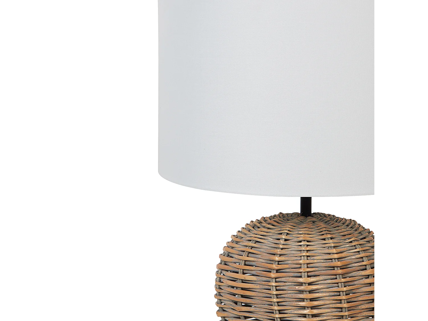 Lampe à poser FURELOS Rotin Naturel