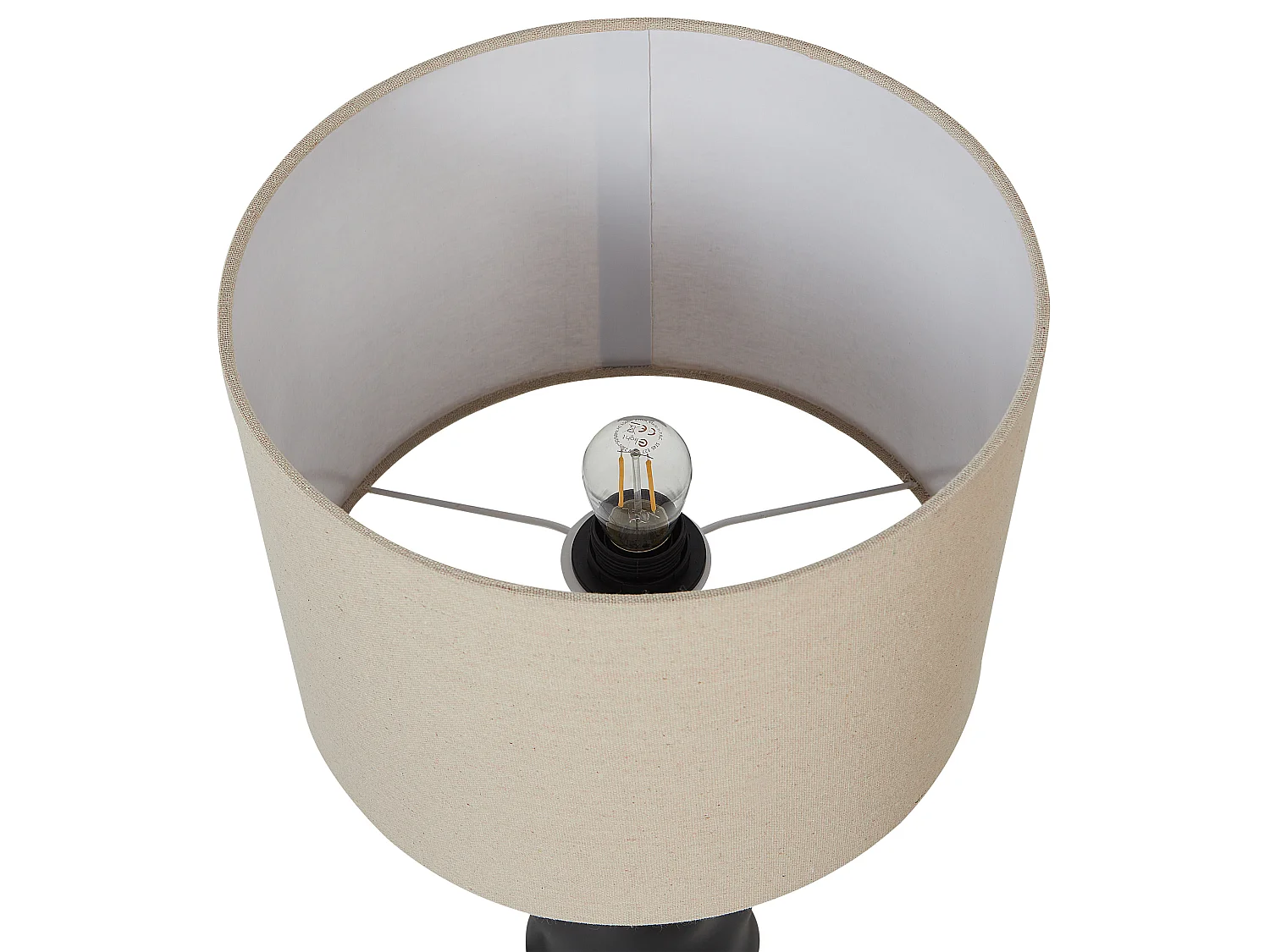 Lampa stołowa VILAR Ceramika Czarny