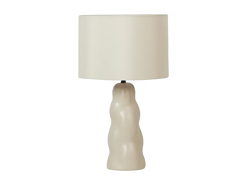 Lámpara de mesa VILAR Cerámica Beige
