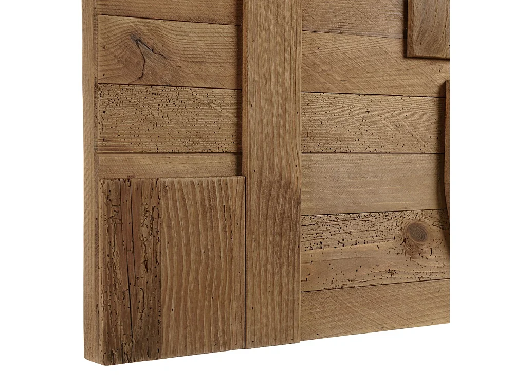 SANDY - Décoration murale - 98x80cm formes en bois de Pin recyclé