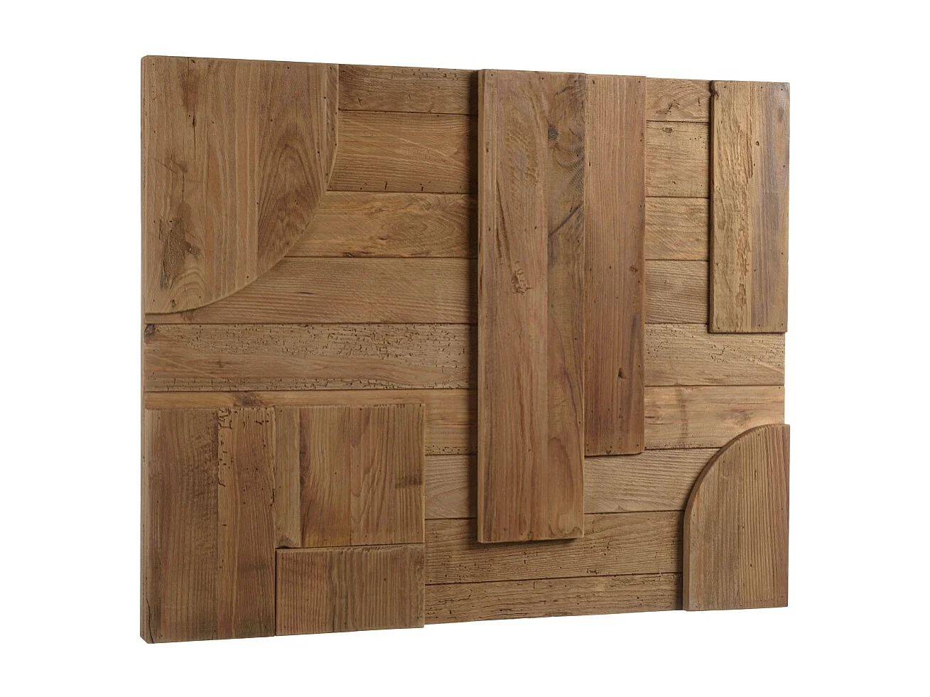 SANDY - Décoration murale - 98x80cm formes en bois de Pin recyclé