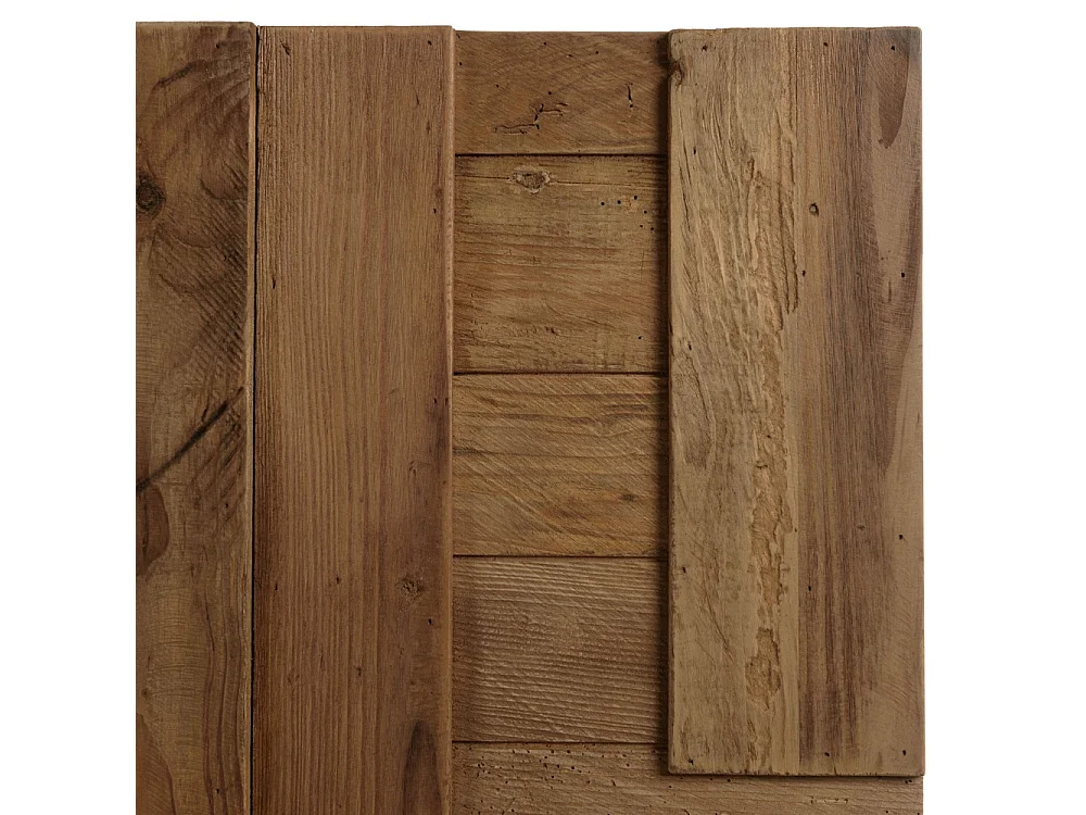 SANDY - Décoration murale - 98x80cm formes en bois de Pin recyclé