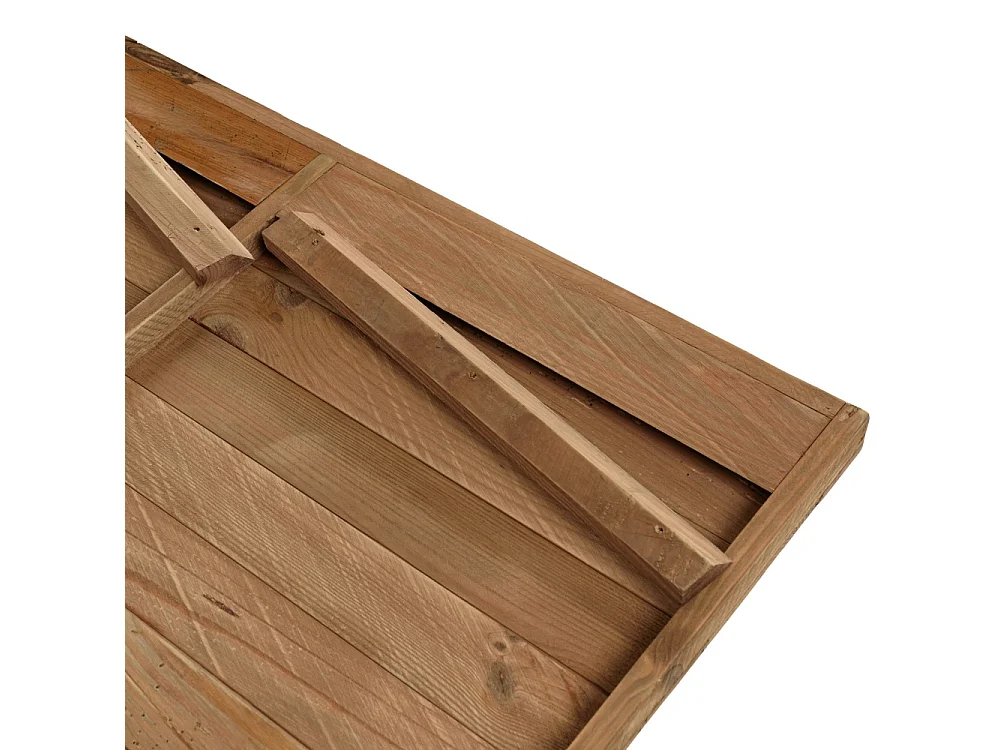 SANDY - Décoration murale - 98x80cm formes en bois de Pin recyclé