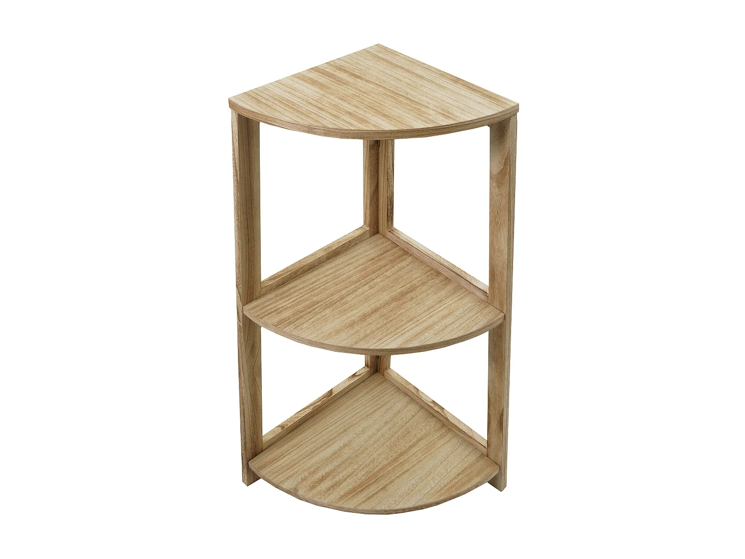 Étagère d'angle MCW-K44,  brun naturel