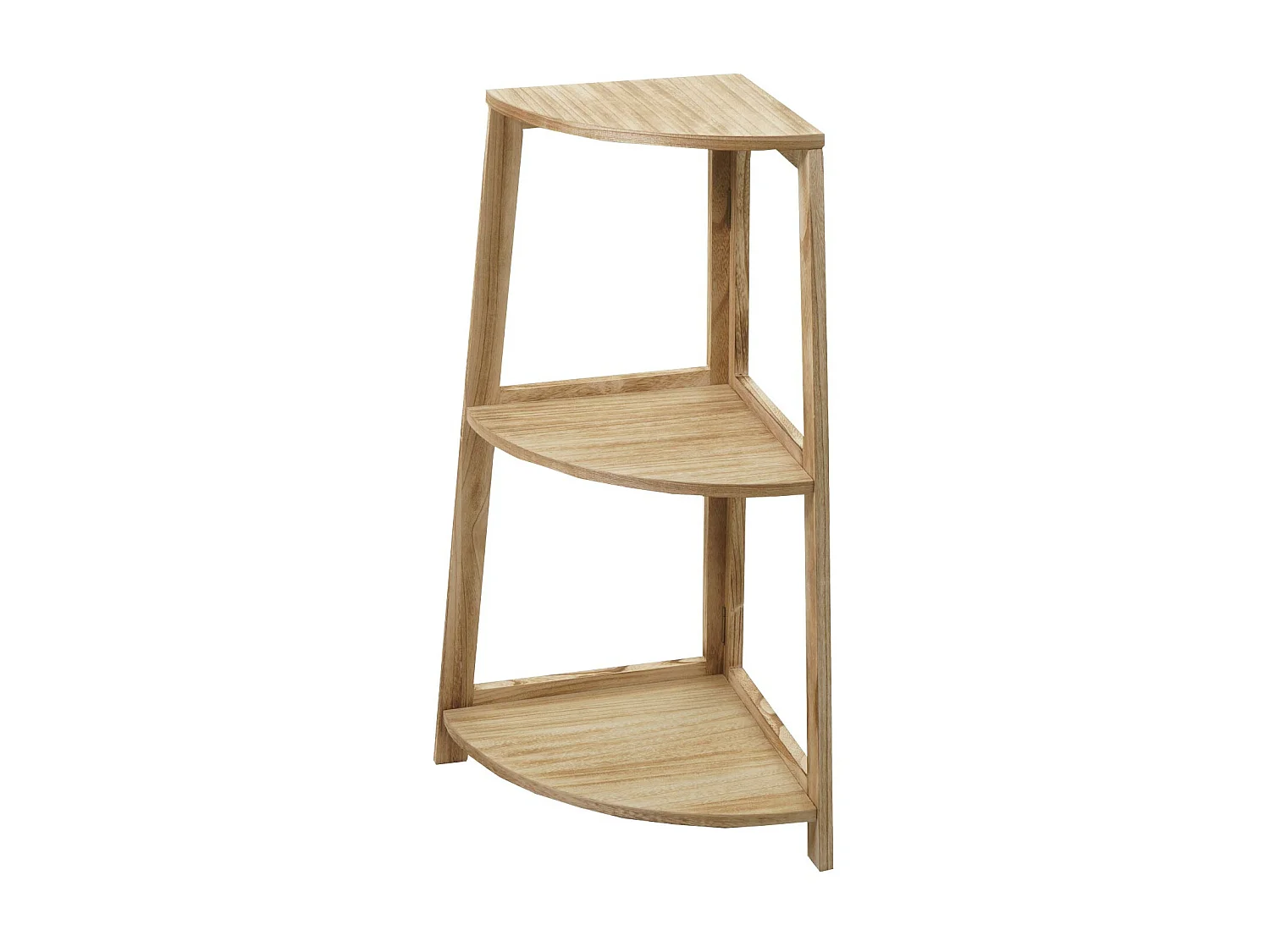 Étagère d'angle MCW-K44,  brun naturel