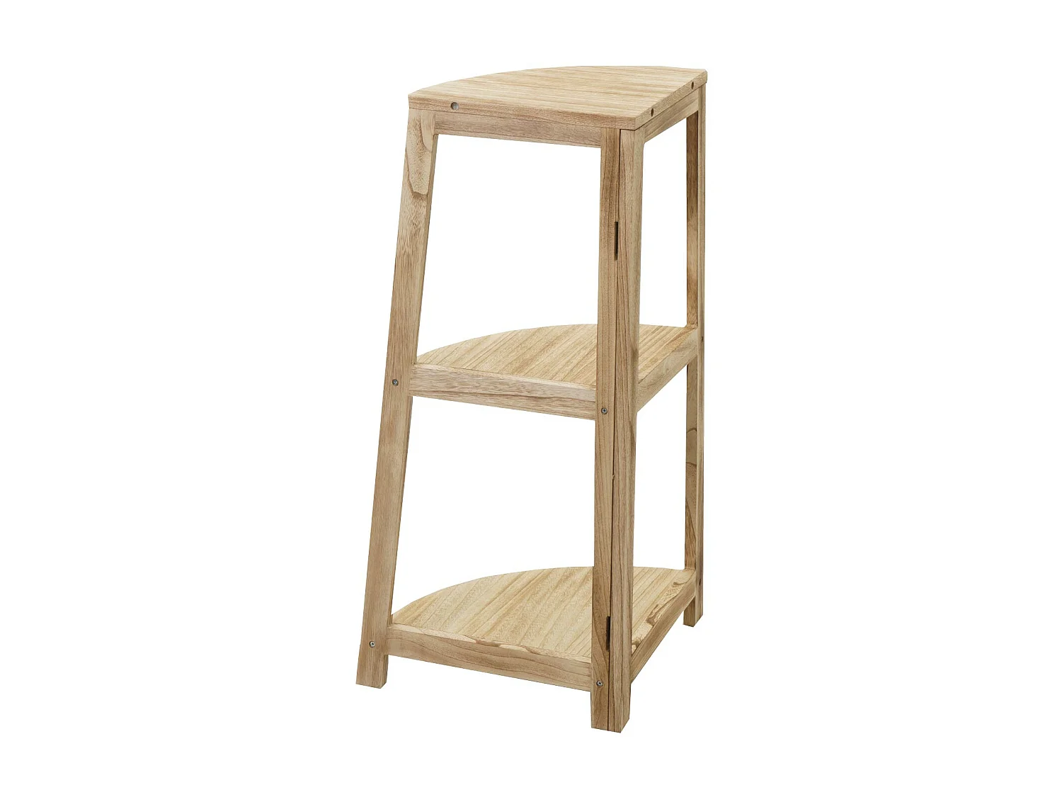 Étagère d'angle MCW-K44,  brun naturel