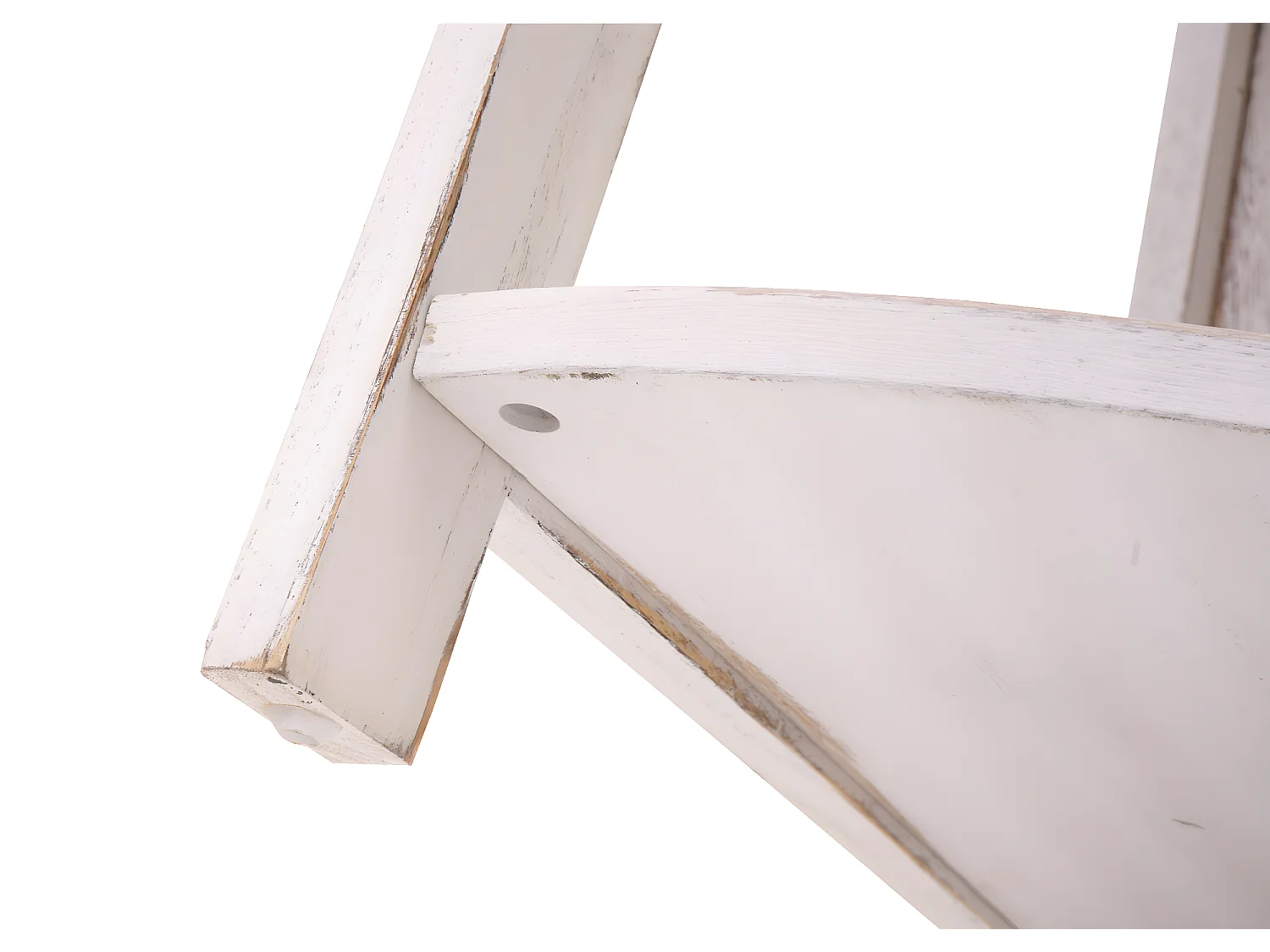Étagère d'angle MCW-K44,  blanc shabby