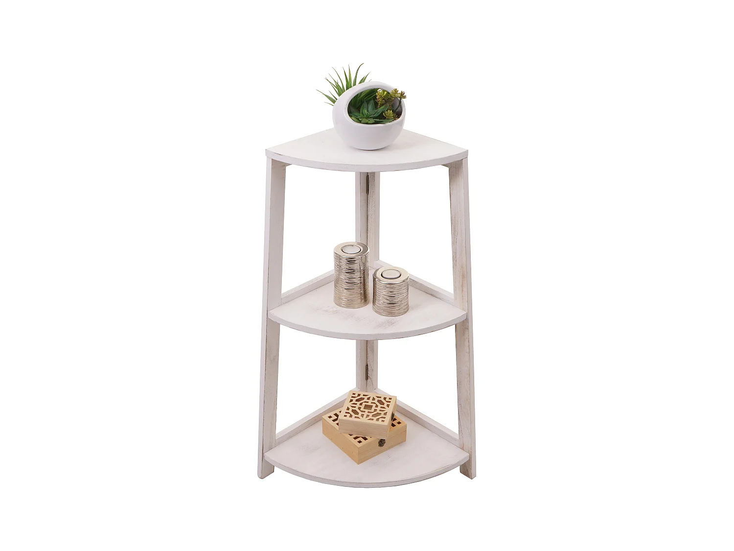 Hoekplank MCW-K44,  shabby white