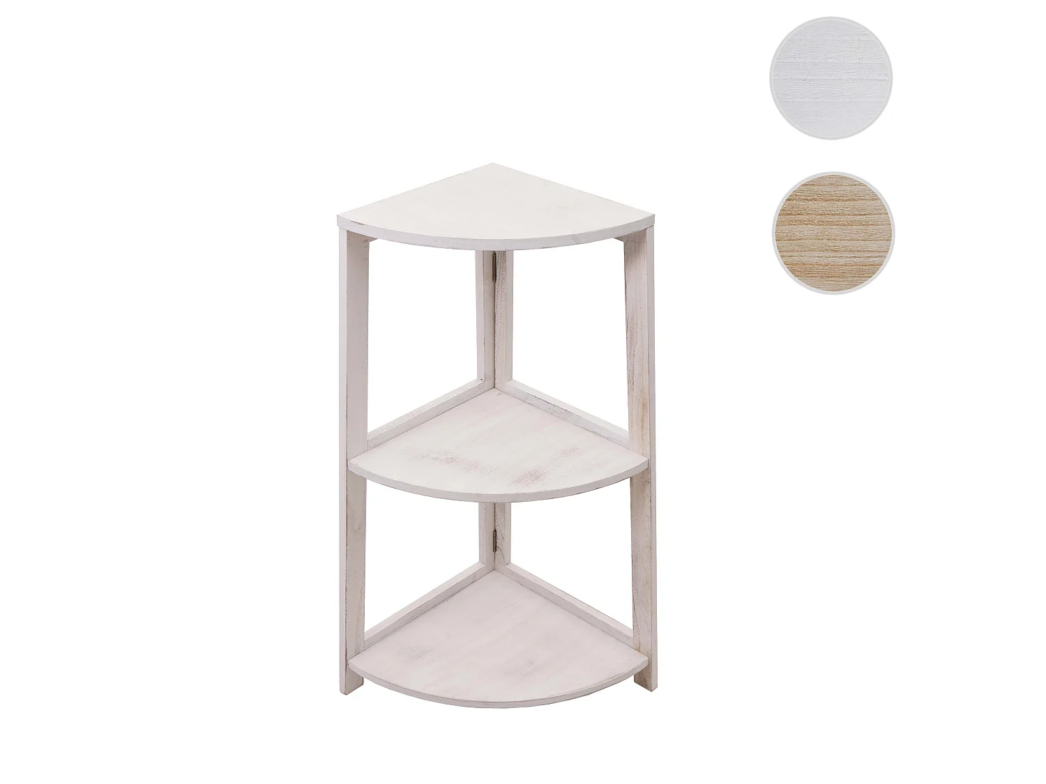 Eckregal MCW-K44, Shabby weiß