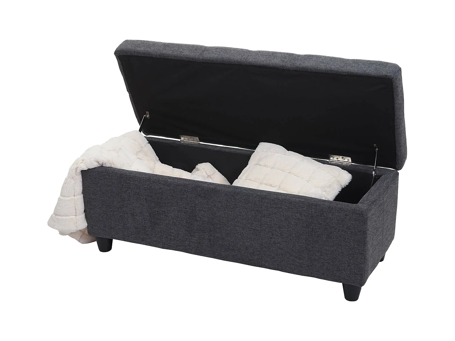 Coffre de rangement Kriens,  gris foncé