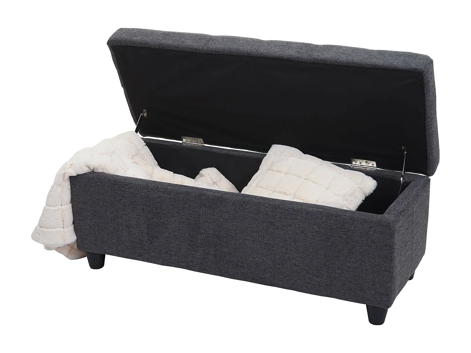 Coffre de rangement Kriens,  gris foncé