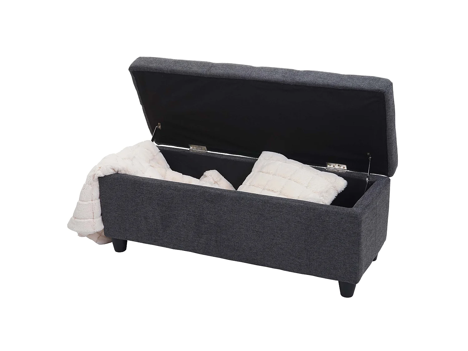 Coffre de rangement Kriens,  gris foncé