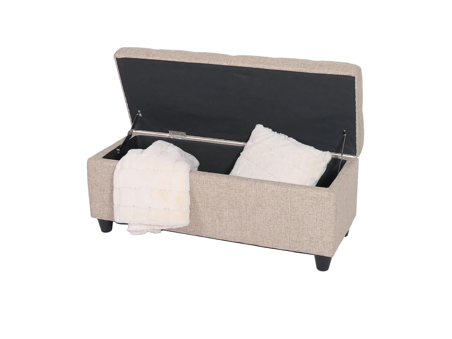 Coffre de rangement Kriens,  beige
