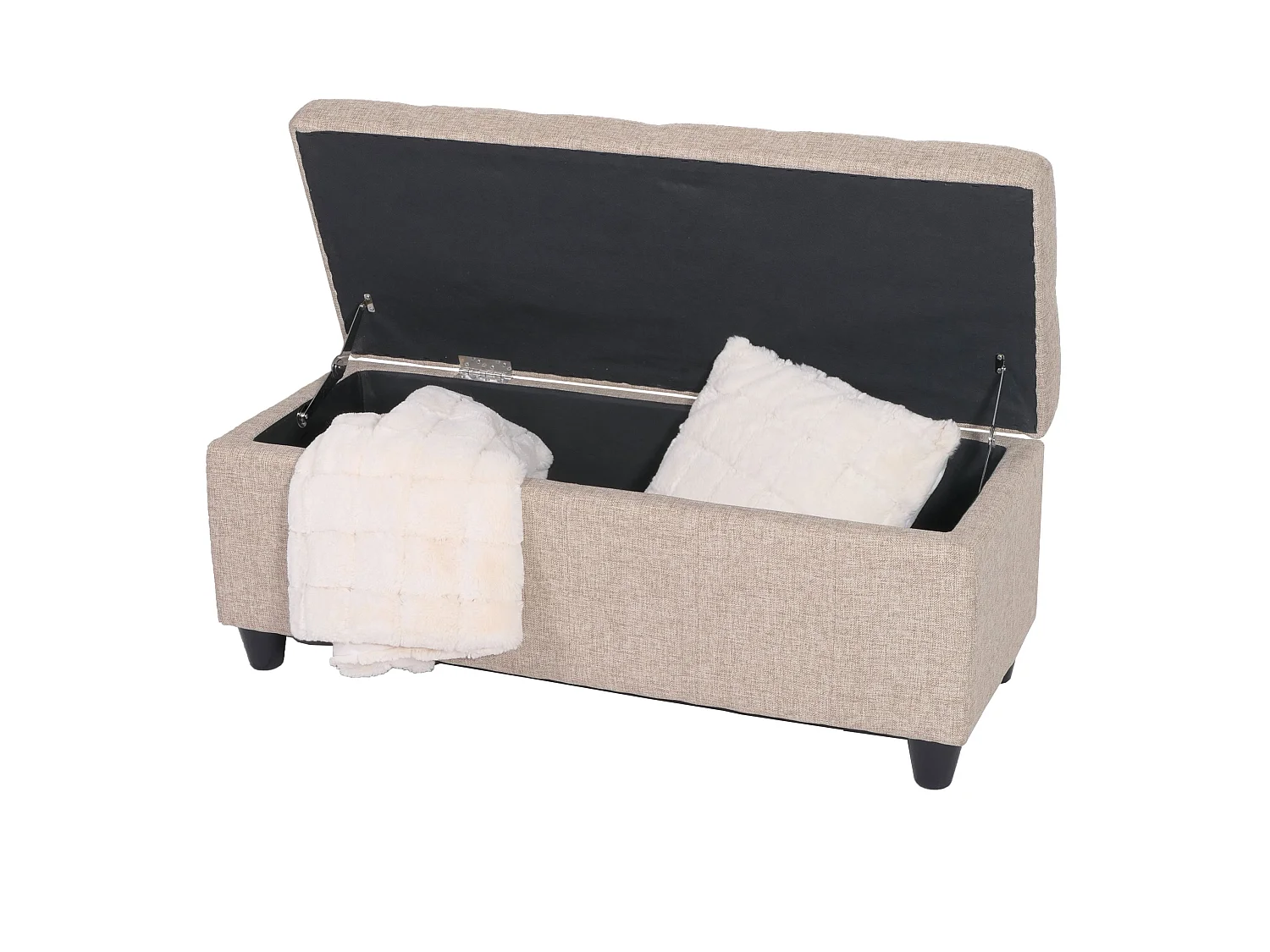 Coffre de rangement Kriens,  beige