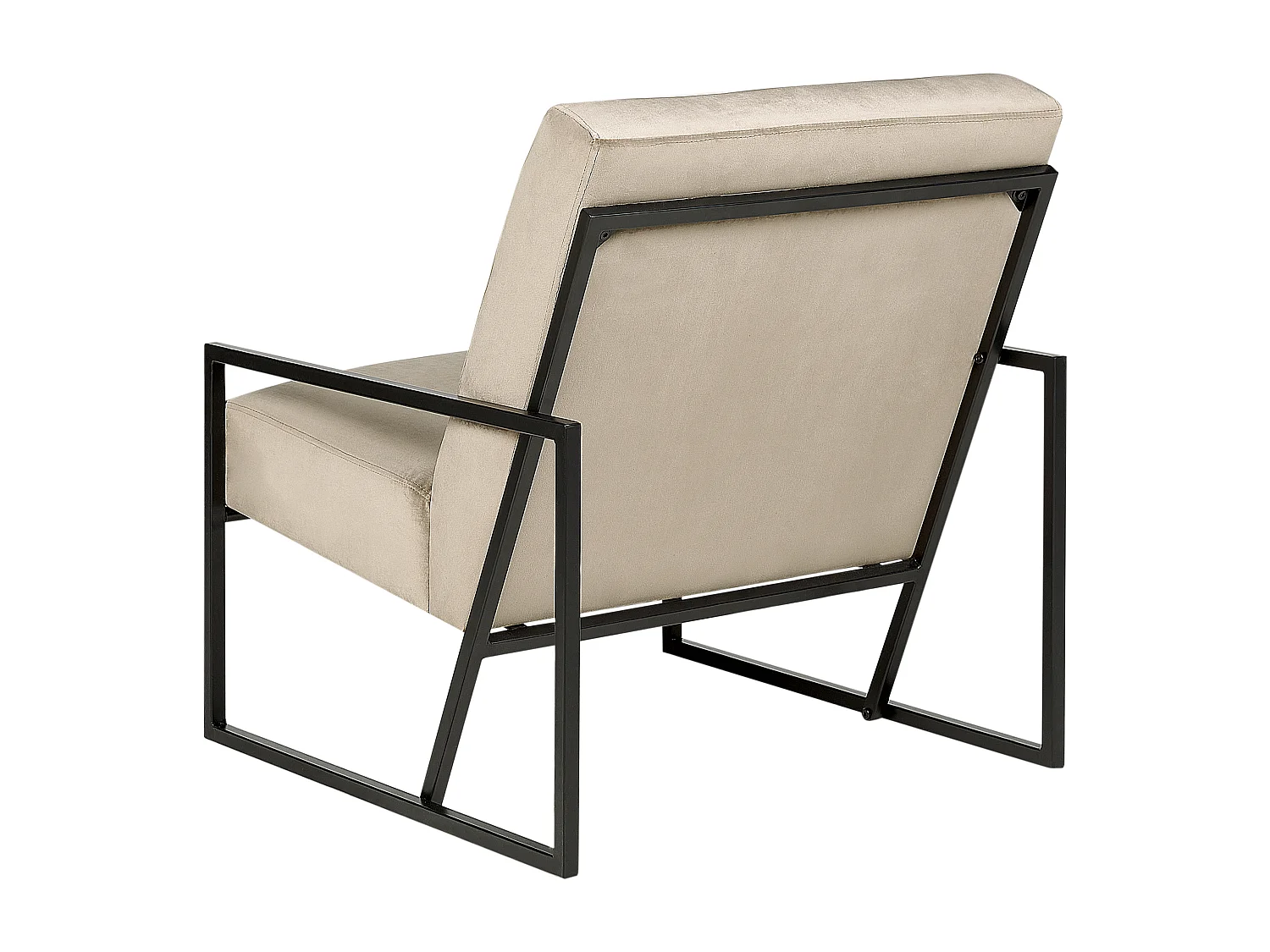 Fauteuil DELARY Velours Taupe