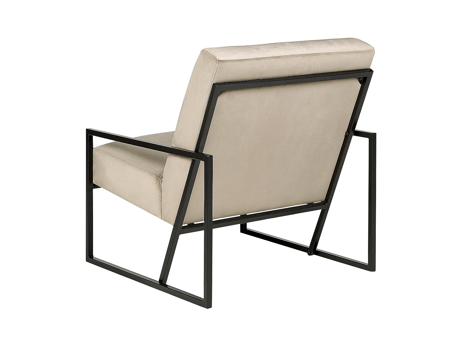 Fauteuil DELARY Velours Taupe