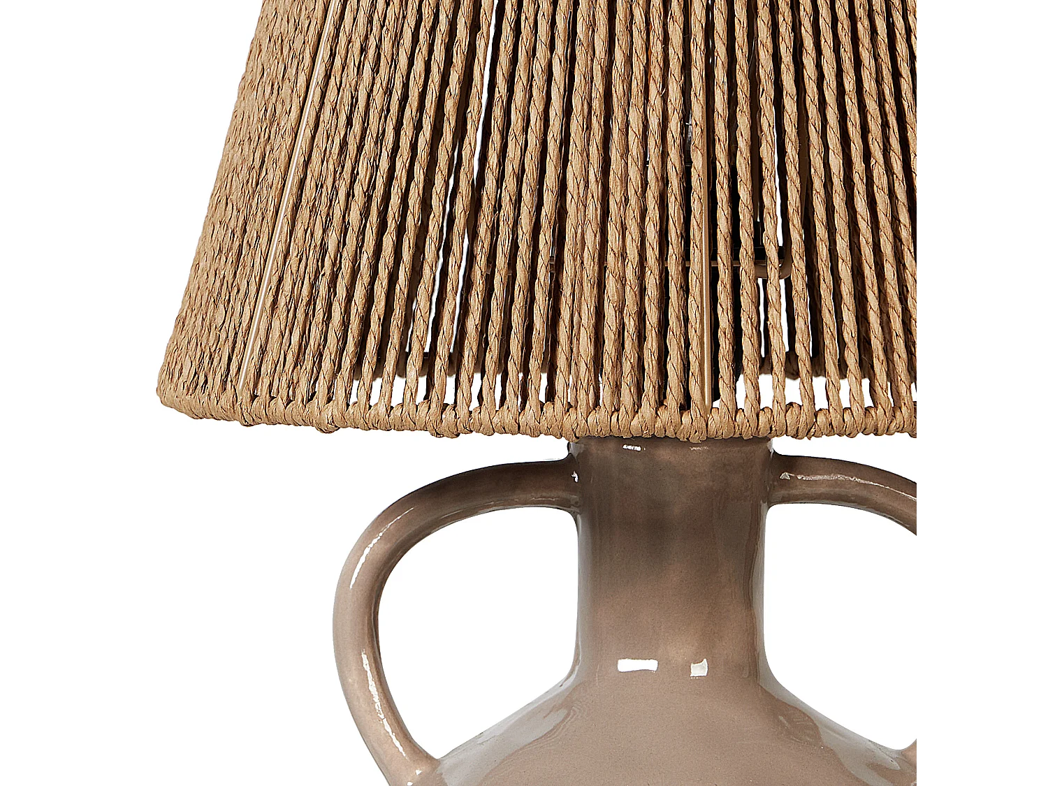 Tafellamp LARISSOS Keramiek Taupe